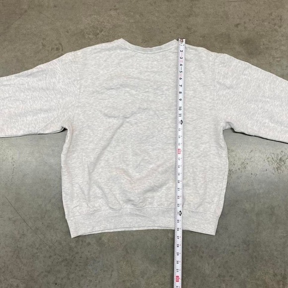 Playboy Play Forever Graphic Crewneck Sweatshirt Grey Y2K Men's L - Picture 6 of 7